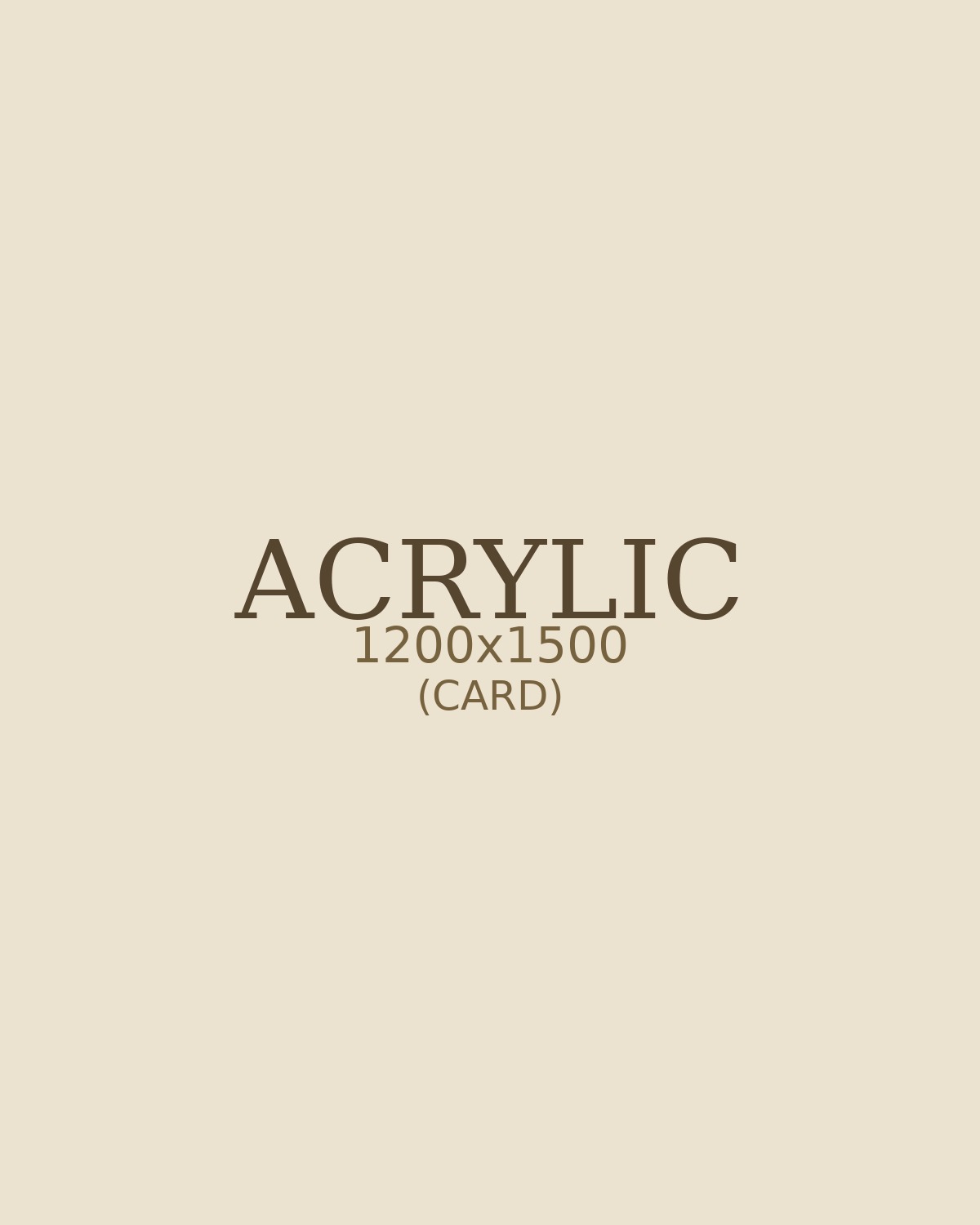 Acrylic wedding invitation collection