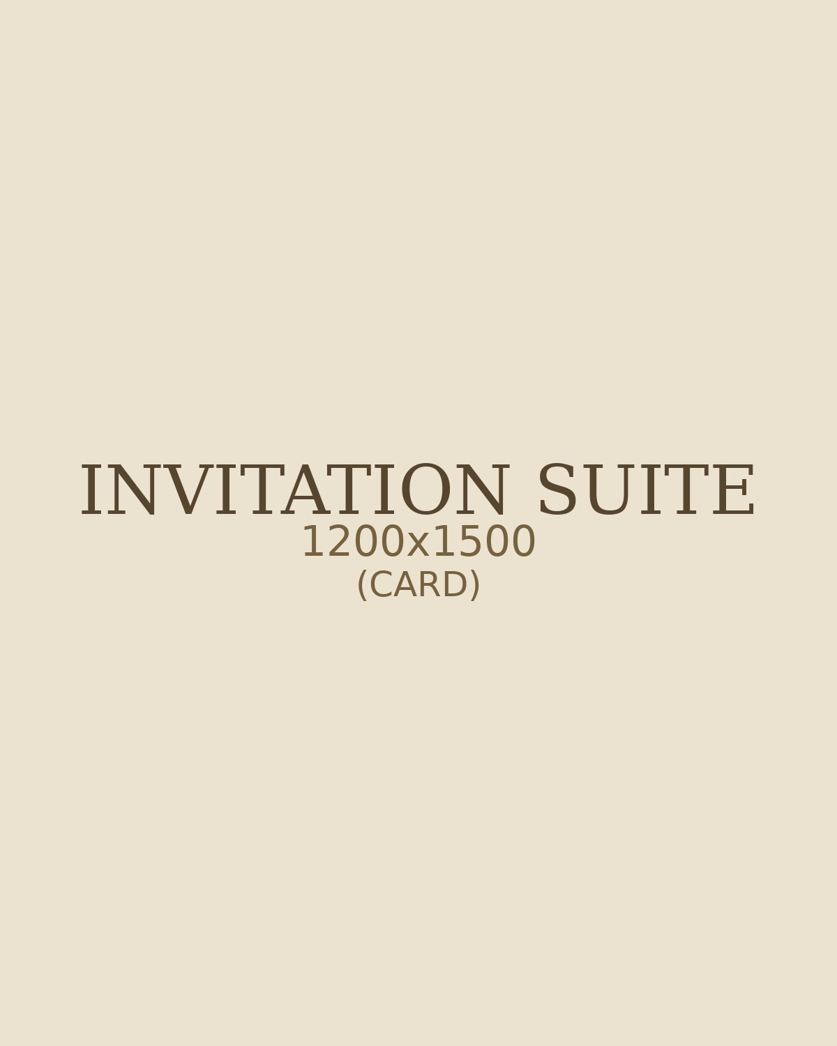 Coordinated luxury wedding invitation suite